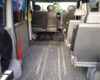 Rear Seats of Renault master Wheelchair Accessible Vehicle