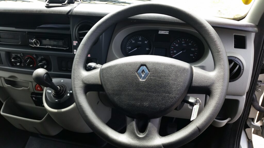 Steering Wheel of Renault Master Wheelchair Accessible Vehicle