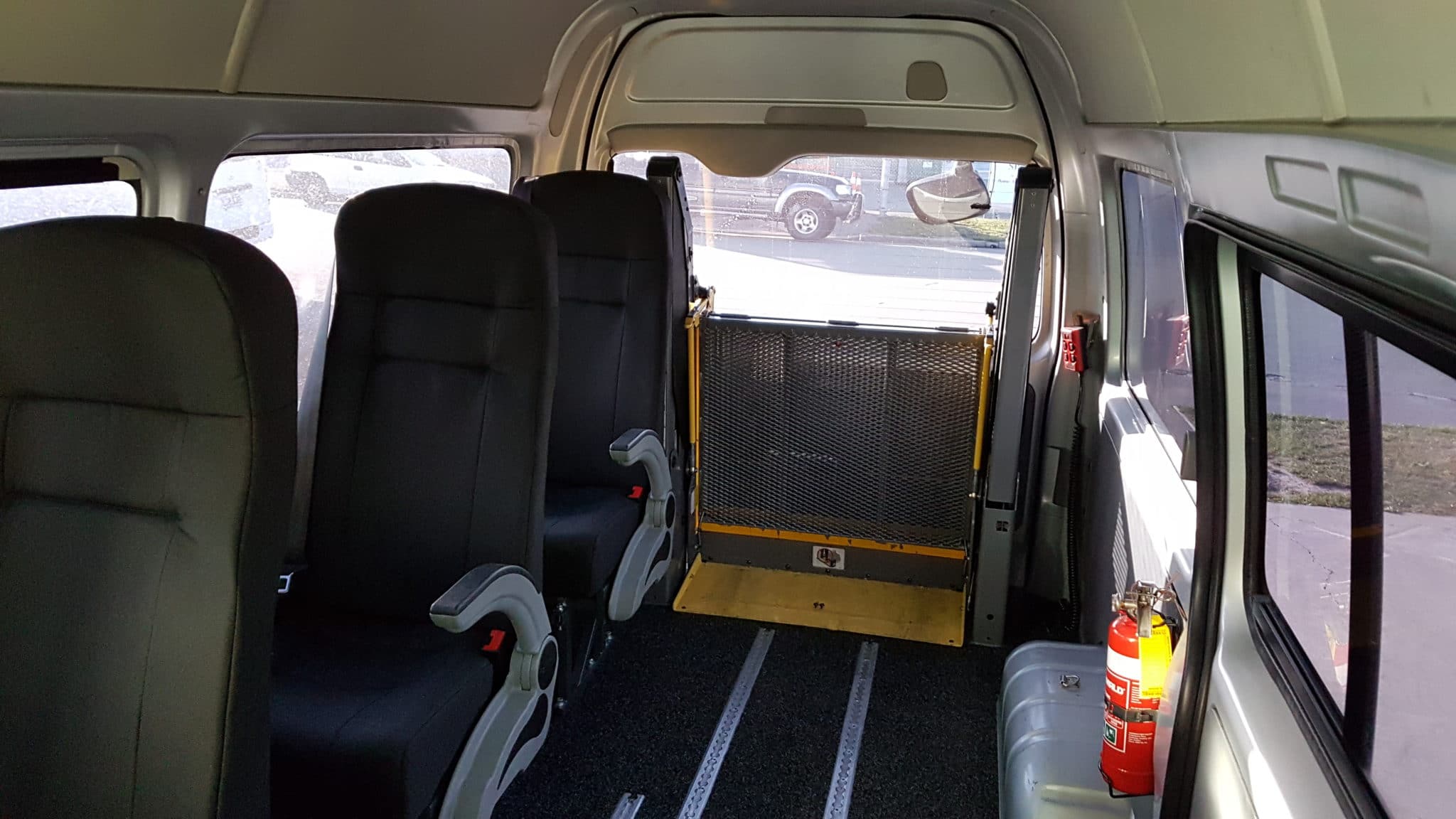 Toyota Hiace Wheelchair Accessible With Rear Hoist Seats 5   20190329 090225 Scaled 